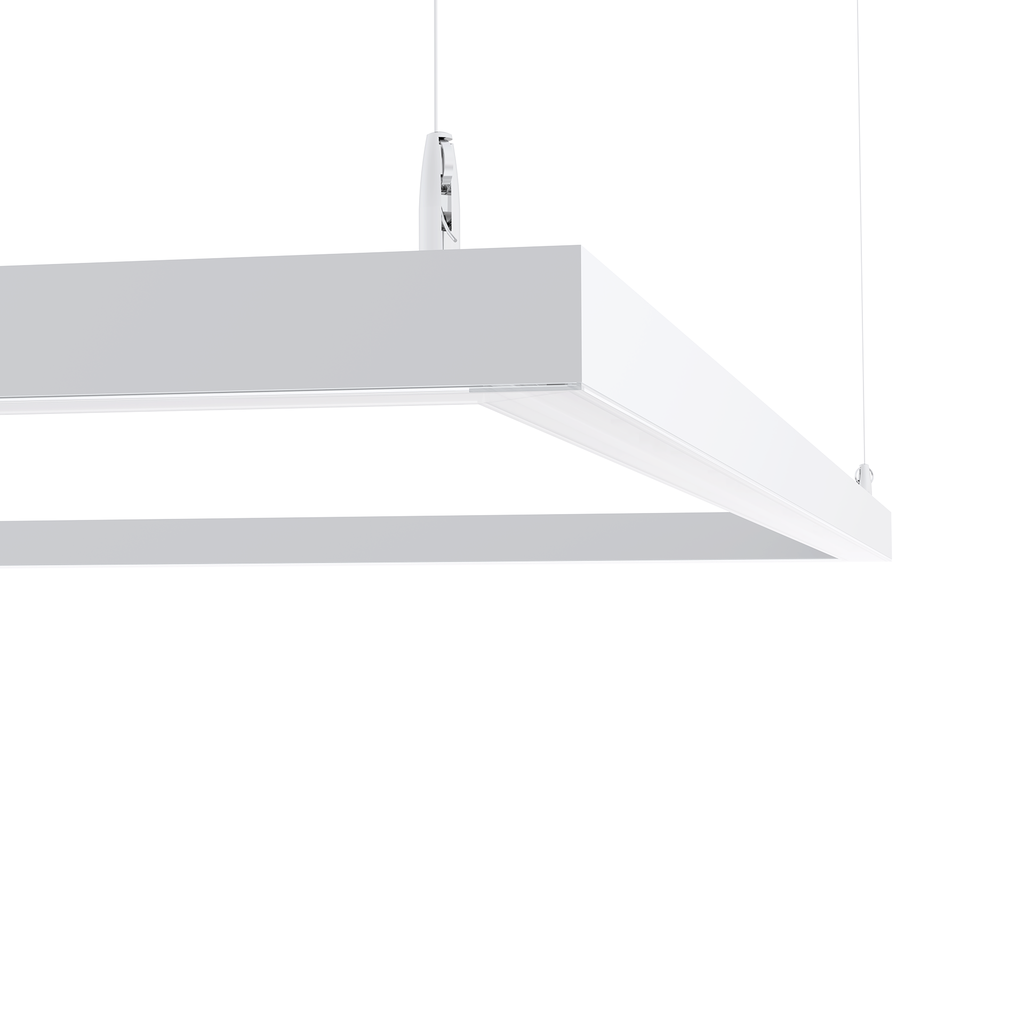 BLADE SQUARE LED 12672 I TE SUD 885 DO 830 XX 102° OF SE (01 — Cotton (RAL 9003))