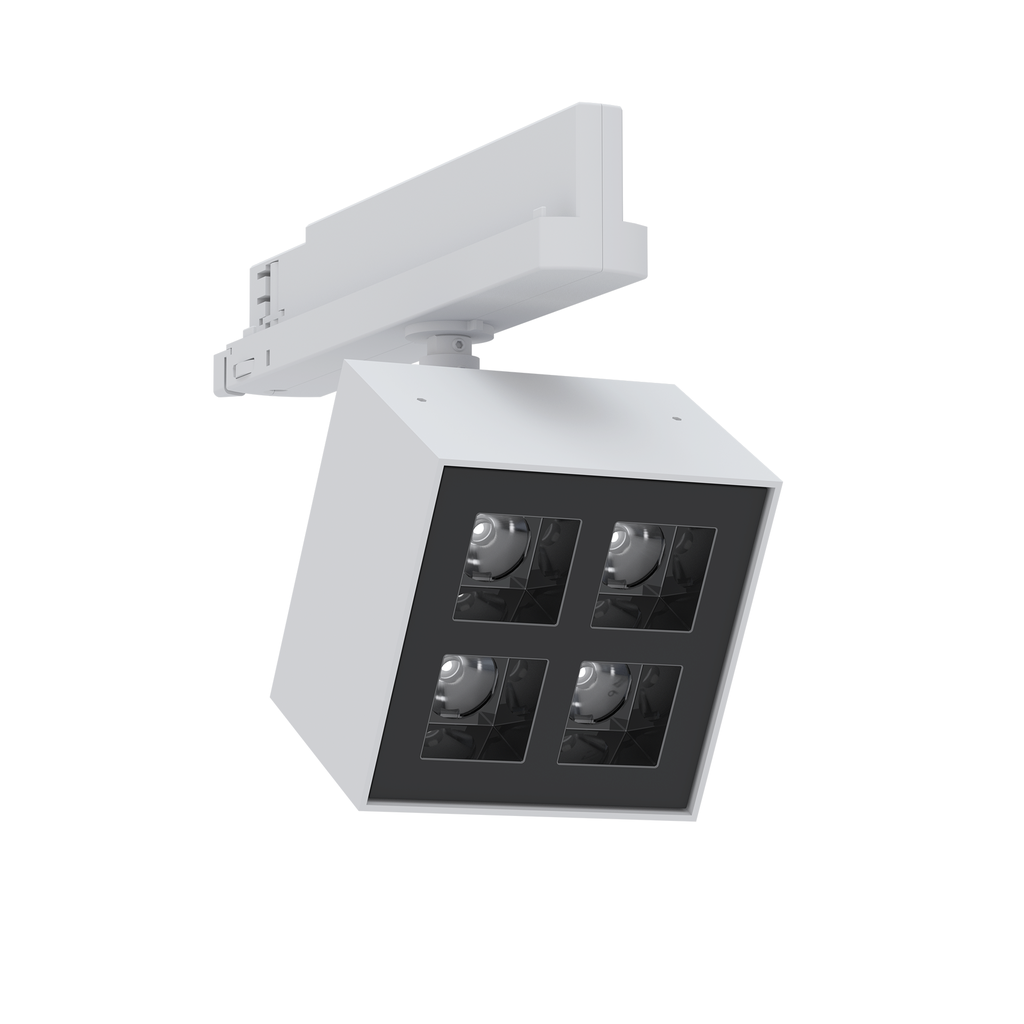 CUBO LED 1050 I TE CAI 100 SD 930 XX 18° OF SE (01 — Cotton (RAL 9003))