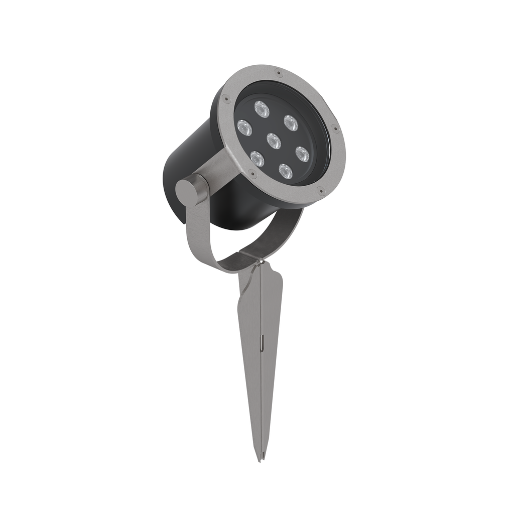 [PISO707] PISO QR LED 1165 E ES SLD 151 VT 730 AI/XX 13° OF SE (04 — Black Crown (RAL 9011))