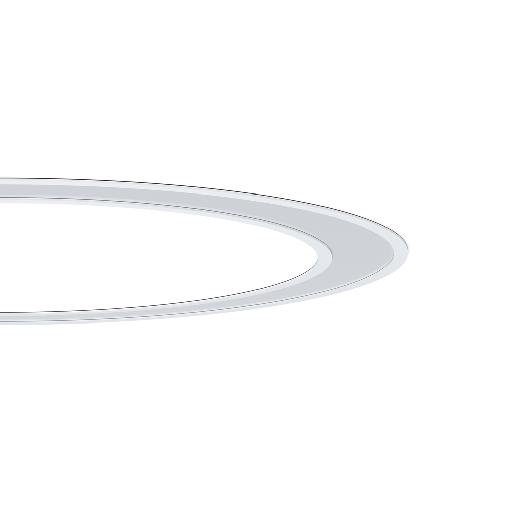 RING L105 LED 12144 I TE EN 1215 DO 830 XX 112° OF SE (Ø1215x75x78, 01 — Cotton (RAL 9003))