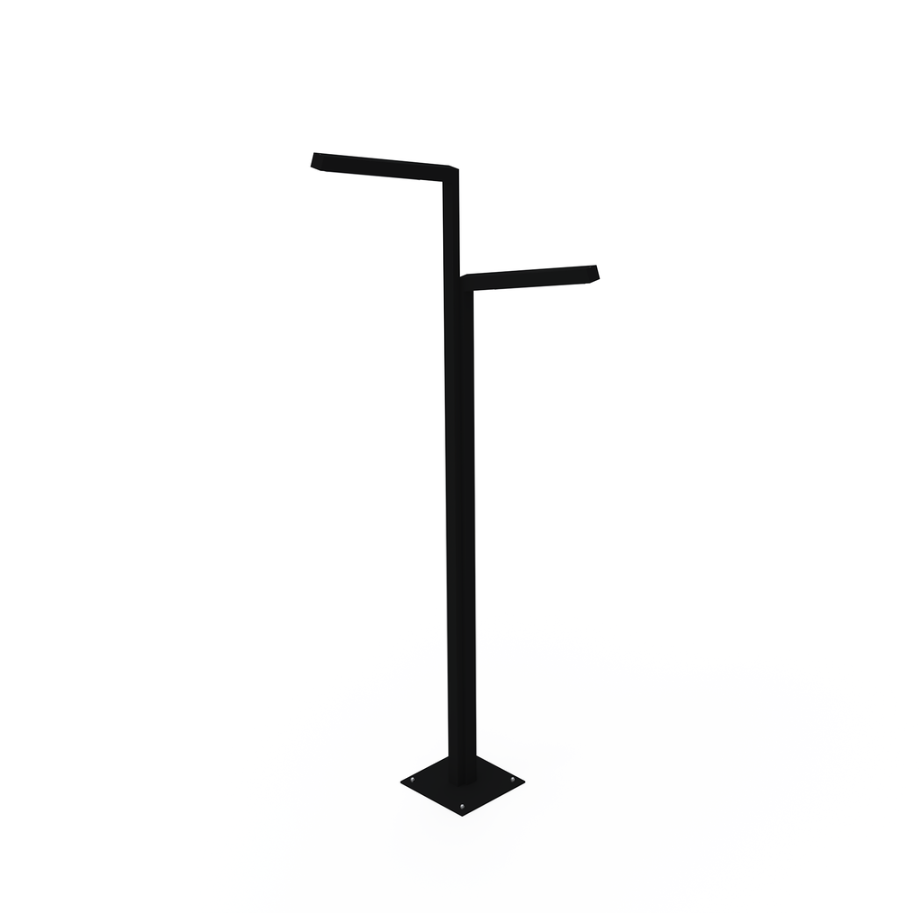 [WALK025] WALKWAY TREE 2 LED 8845 E PO SLD 3274 DT 740 XX 60° OF SE (04 — Black Crown (RAL 9011))